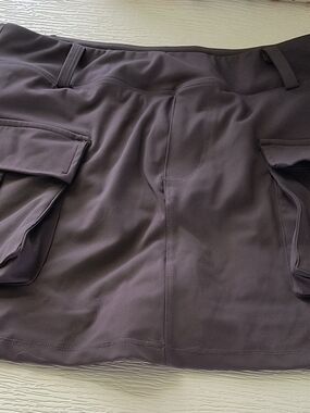Women’s Cargo Shorts in Deep Plum - Lightweight Utility Style